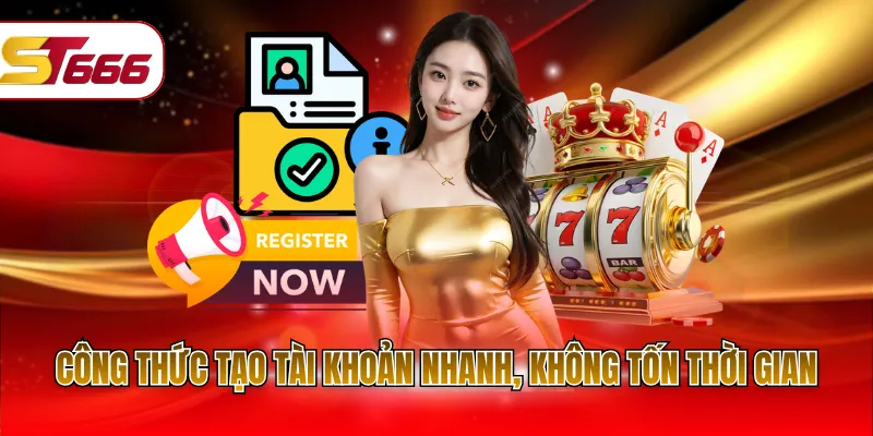 Công thức tạo tài khoản nhanh, không tốn thời gian